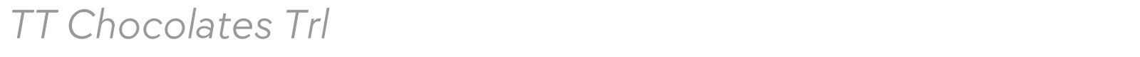 TT Chocolates font preview